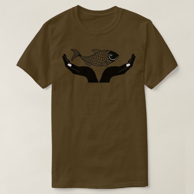 schöner Fisch T-Shirt (Design vorne)