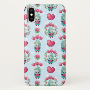 Schöner floral Mason Jar Hearts Muster Case-Mate iPhone Hülle