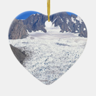 Schöner Fox-Gletscher Neuseeland Keramikornament