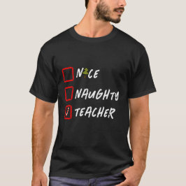 Schöner freudlicher Lehrer Weihnachtsmann, Weihnac T-Shirt