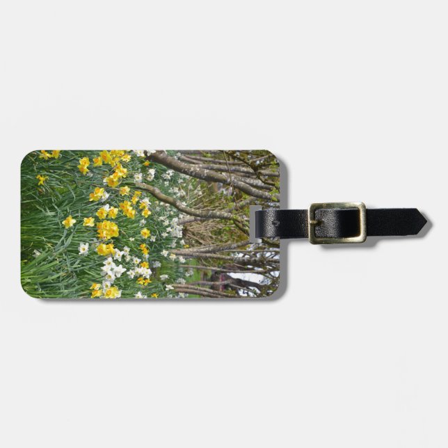 Schöner Frühlingsgarten Gepäckanhänger (Vorderseite horizontal)
