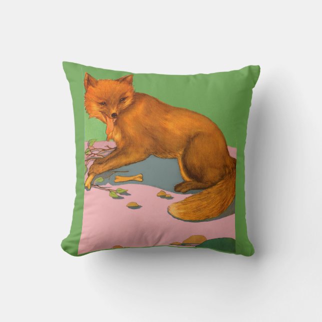 schöner Fuchsdruck Kissen (Vorderseite)