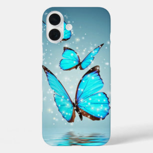 schöner, glänzender Schmetterling iPhone 16 Plus Hülle