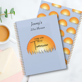 Schöner Glaube Sonnenaufgang ich weiß, wer morgen  Planer