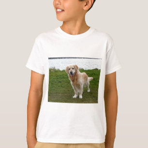 Schöner Golden Retriever Hund Stehend T-Shirt