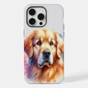 Schöner Golden Retriever in Aquarell iPhone 15 Pro Max Hülle
