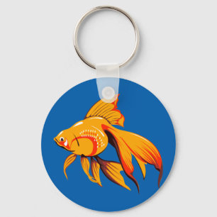 Schöner Goldfish Schlüsselanhänger