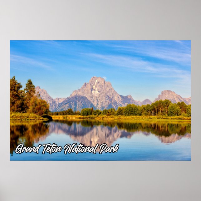 Schöner Grand Teton Nationalpark, Wyoming Poster (Vorne)