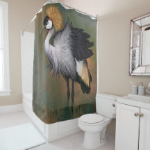 Schöner grauer Kranich - Gemälde