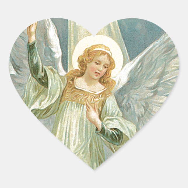 Schöner Guardian Angel Sticker (Vorderseite)