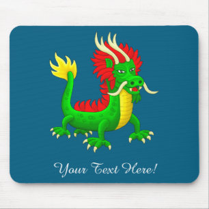 Schöner handgezeichneter chinesischer Drache Mousepad