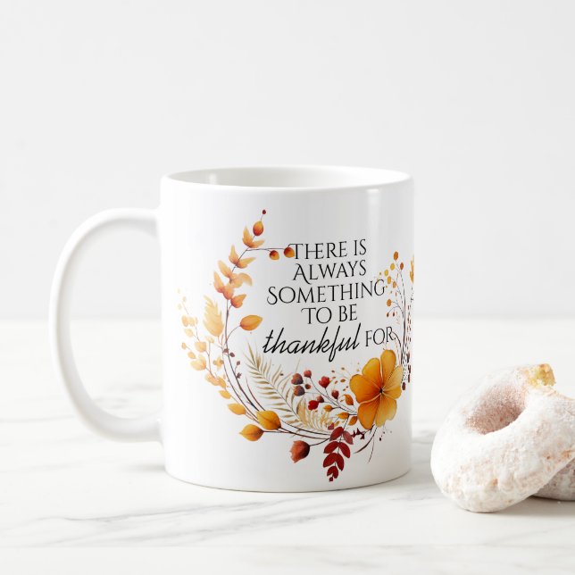 Schöner Herbst Kaffeetasse (Mit Donut)