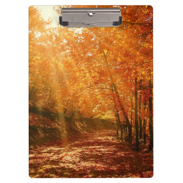 Schöner Herbst Klemmbrett (Vorderseite)