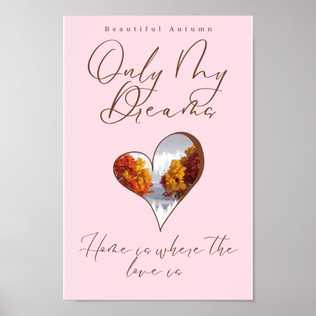 Schöner Herbst Poster (Vorne)