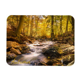 Schöner Herbstwald Magnet