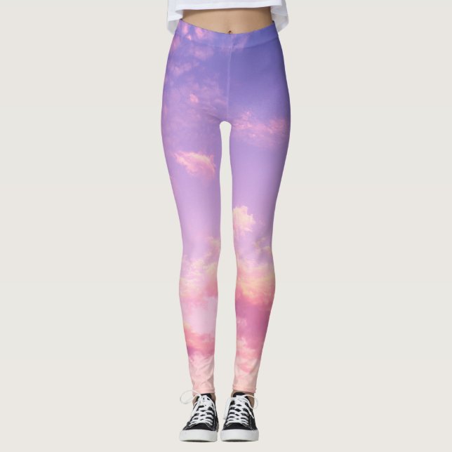 Schöner Himmel Leggings (Vorderseite)