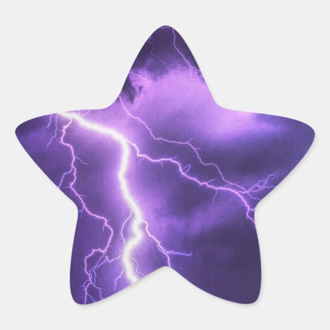 schöner Himmel Stern-Aufkleber (Vorderseite)