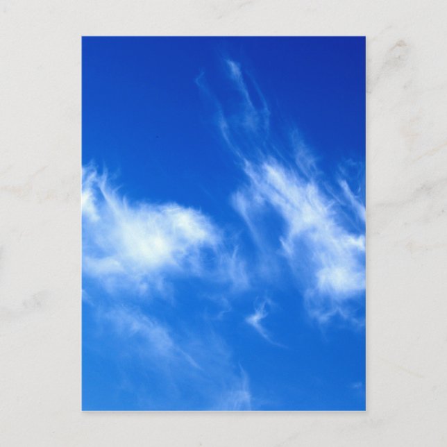 schöner Himmel und Wolke Postkarte (Vorderseite)