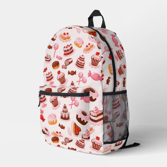 Schöner Hintergrund Bedruckter Rucksack (Rückseitige Ecke Rechts)