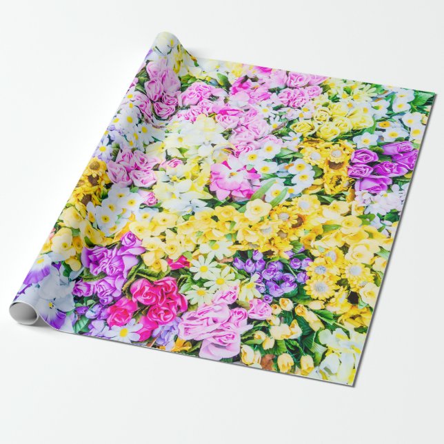 Schöner Hintergrund der Blume, wunderschön, Geschenkpapier (Ungerollt)