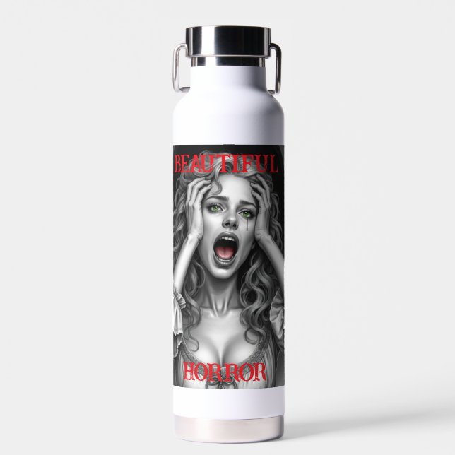 Schöner Horror Trinkflasche (Vorne)