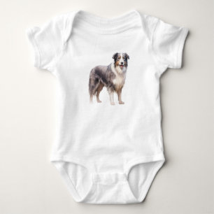Schöner Hund, Grenzkollie, österreichisches Schaf Baby Strampler