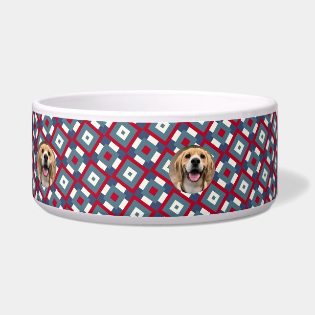 Schöner Hund Lover Geschenk Mit Monogramm Hund Mam Napf (Rechts)