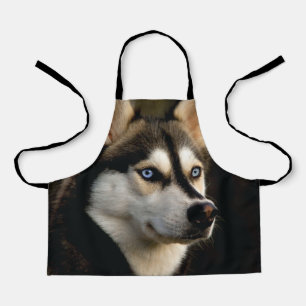 Schöner Husky-Wurfkissen Schürze