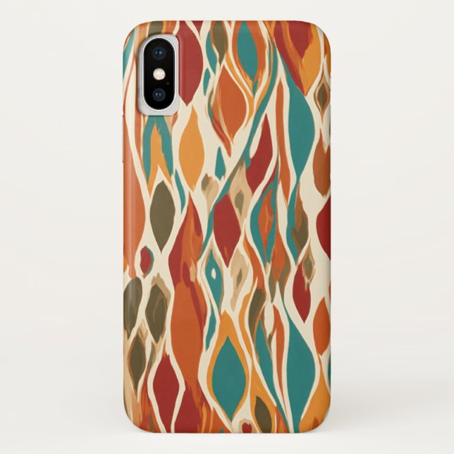Schöner Ikat-Druck Case-Mate iPhone Hülle (Rückseite)