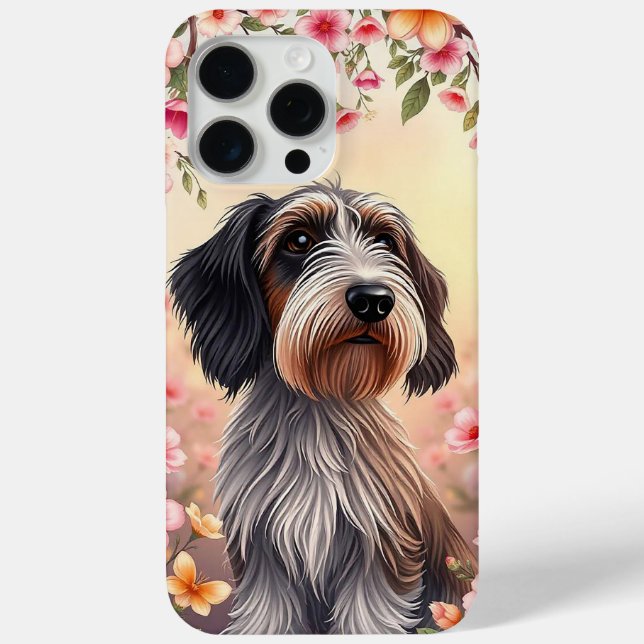 Schöner illustrierter Hund Case-Mate iPhone Hülle (Rückseite)