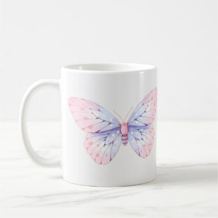 Schöner illustrierter Schmetterling Kaffeetasse