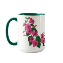 Schöner, individueller Blumenzauberkaffee