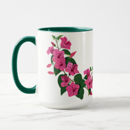 Schöner, individueller Blumenzauberkaffee Tasse