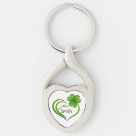 Schöner Irish Heart Shape Schlüsselanhänger