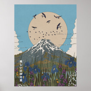 Schöner japanischer Sommer Poster
