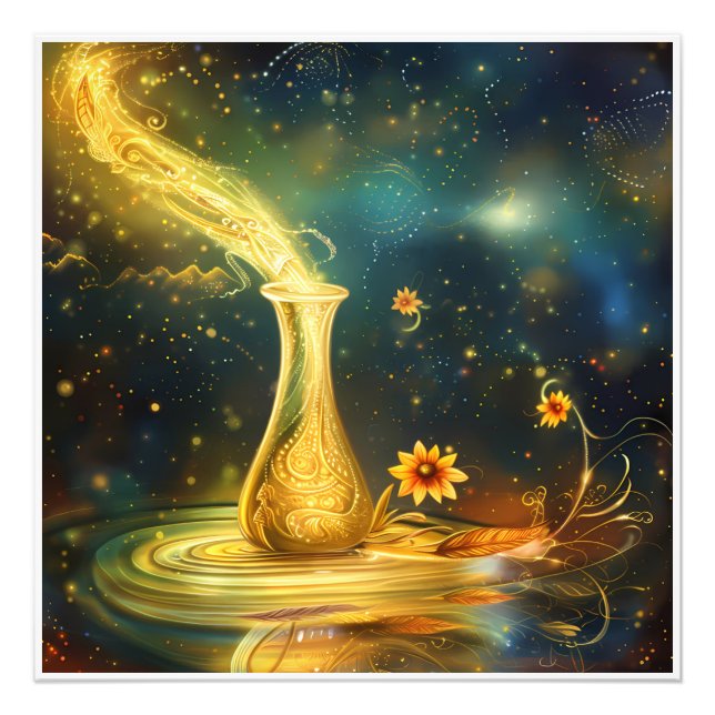 Schöner Jeder Anlass Astrologie Zodiac Fotodruck (Vorne)