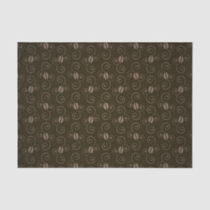 Schöner Kaffee-Espresso-Entwurf Seidenpapier
