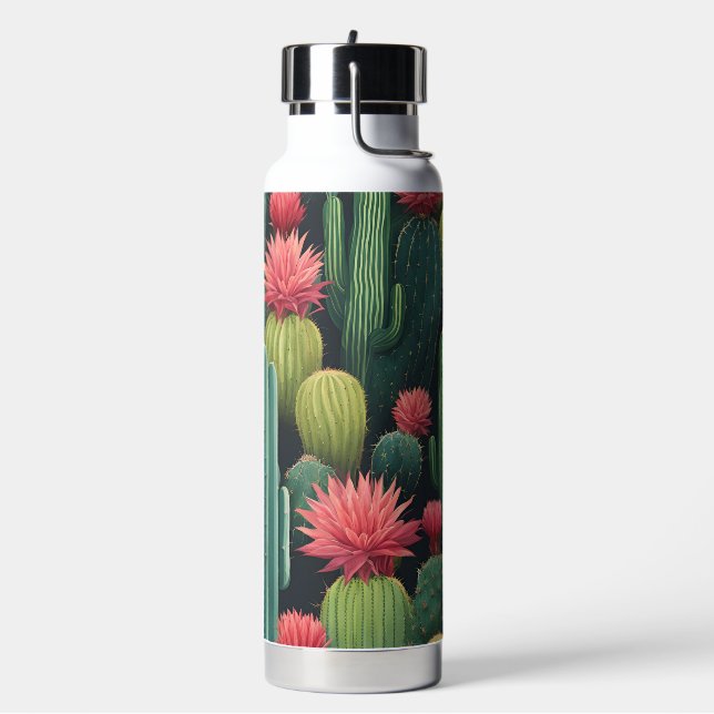 Schöner Kakteen-Garten Trinkflasche (Links)