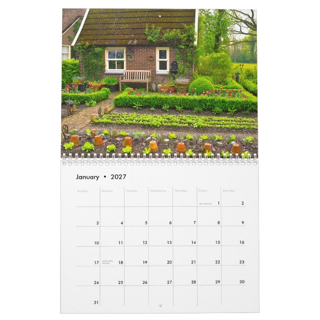 Schöner Kalender der Garten-2013 (Jan 2027)