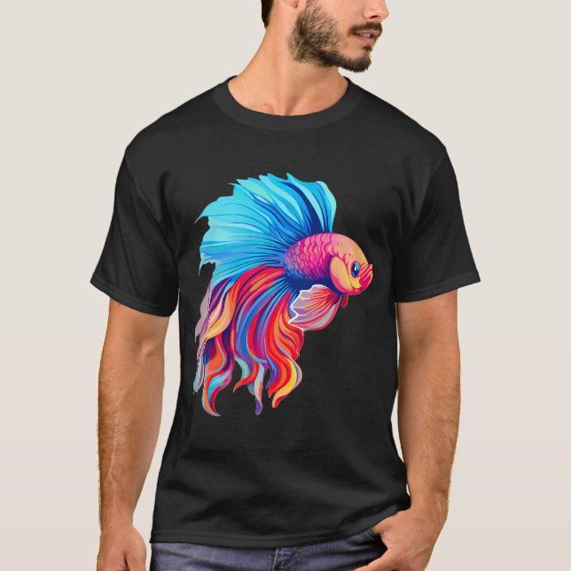 Schöner Kampffisch T-Shirt (Vorderseite)