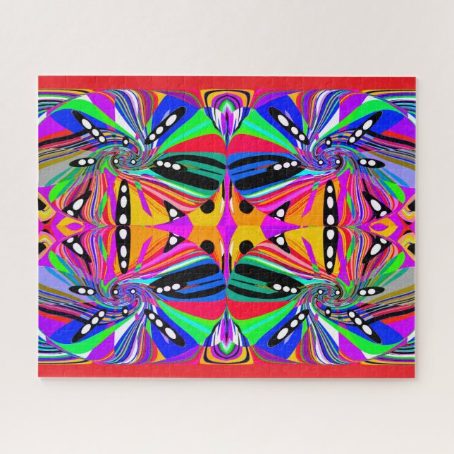 Schöner Karneval der Farben abstrakte Kunst (Horizontal)