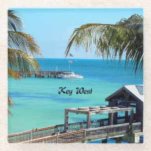 Schöner Key West Glasuntersetzer