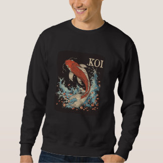 Schöner Koi Fisch für Karpfen Liebhaber Sweatshirt
