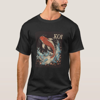 Schöner Koi Fisch für Karpfen Liebhaber T-Shirt