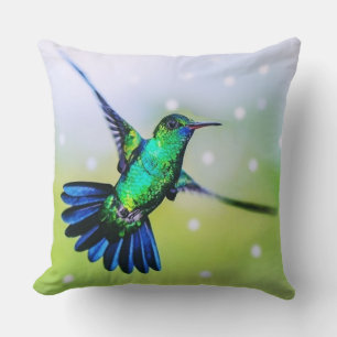 Schöner Kolibri Kissen