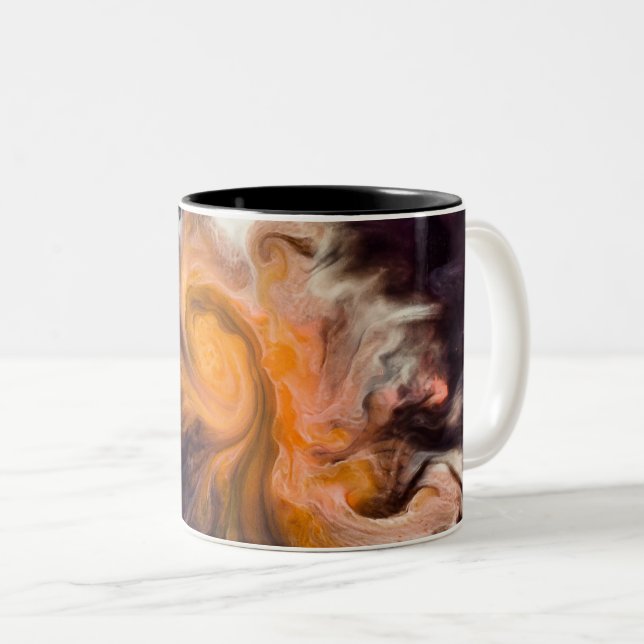 Schöner Kosmos Zweifarbige Tasse (VorderseiteRechts)
