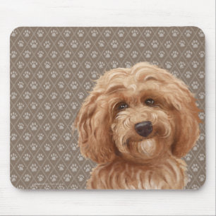 Schöner Labradoodle Mousepad