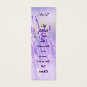 Schöner Lavendel-Blumen-Feld-BibelScripture