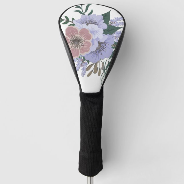 Schöner Lavender in Bouquet Golf Headcover (Vorderseite)