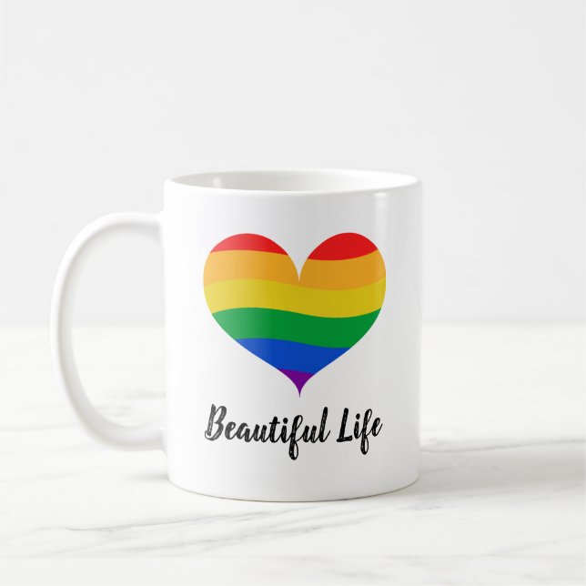 Schöner LGBTQ-Stolz Kaffeetasse (Links)